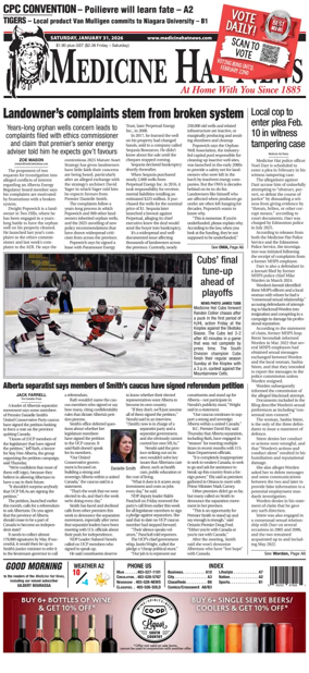 Cover of Medicine Hat News