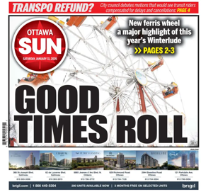 Cover of Ottawa Sun