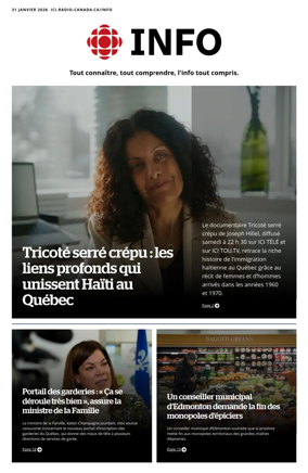 Cover of Radio-Canada Info