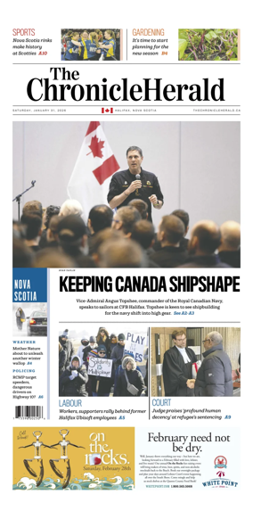 Cover of The Chronicle Herald (Provincial)