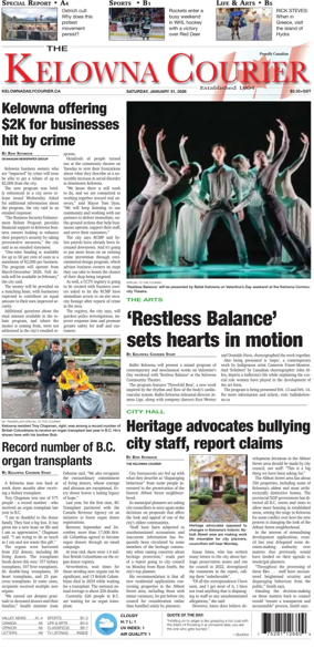 Cover of The Daily Courier