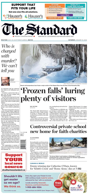 Cover of The Standard (St. Catharines)