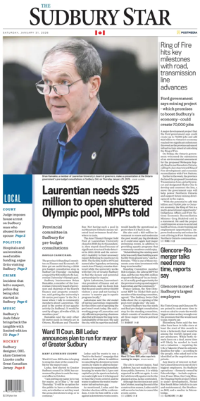 Cover of The Sudbury Star