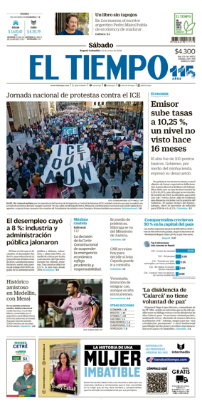Cover of El Tiempo (Bogota)