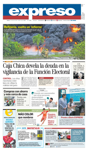 Cover of Diario Expreso