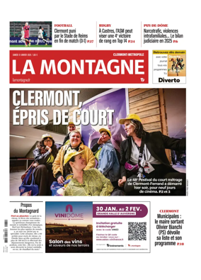 Cover of La Montagne (Clermont-Metropole)