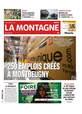 Cover of La Montagne (Moulins)