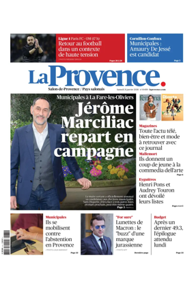 Cover of La Provence Salon-de-Provence / Pays salonais