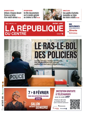 Cover of La Republique du Centre (Orleans - Loiret))