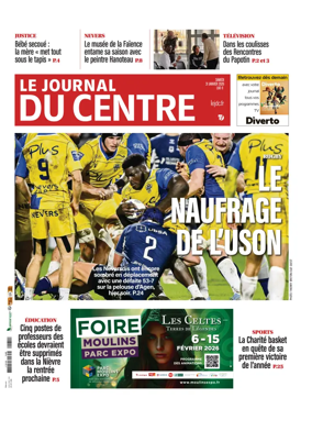 Cover of Le Journal du Centre