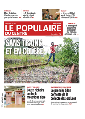 Cover of Le Populaire du Centre (Haute-Vienne)