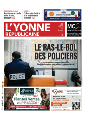 Cover of L'Yonne Republicaine