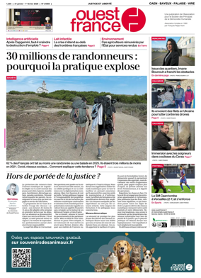 Cover of Ouest France (Caen - Bayeux - Falaise - Vire)