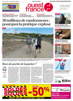 Cover of Ouest France (Challans / Saint-Gilles-Croix-de-Vie)