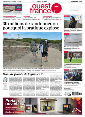 Cover of Ouest-France (Fougeres Vitre)