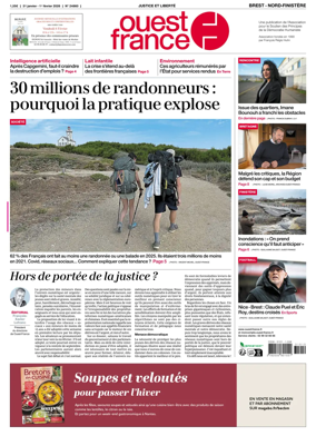 Cover of Ouest France (Nord-Finistere)