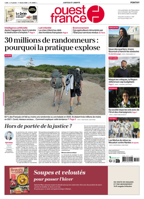 Cover of Ouest France (Pontivy)