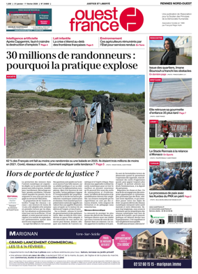 Cover of Ouest-France (Rennes Nord-Ouest)