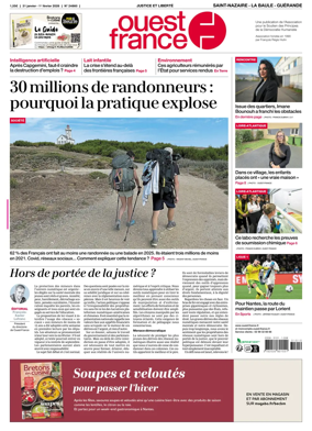 Cover of Ouest France (Saint-Nazaire La Baule Guerande)