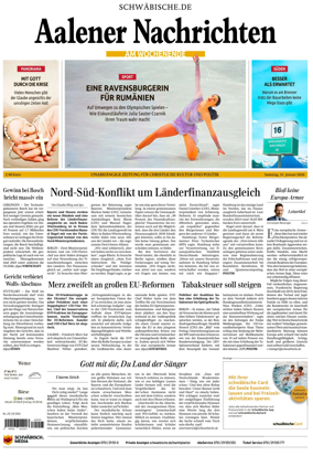 Cover of Aalener Nachrichten