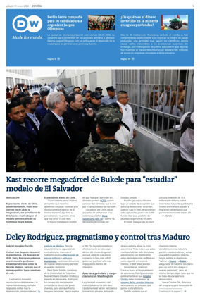 Cover of Deutsche Welle (Spanish edition)
