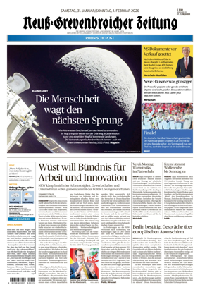 Cover of Neuss-Grevenbroicher Zeitung Neuss