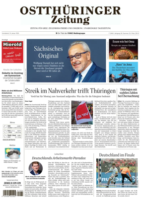 Cover of Ostthuringer Zeitung (Zeulenroda-Triebes)