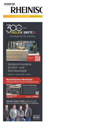 Cover of Rheinische Post - Monchengladbach and Korschenbroich