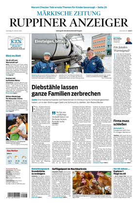 Cover of Ruppiner Anzeiger