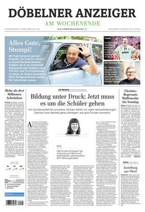 Cover of Sachsische Zeitung (Dobeln)
