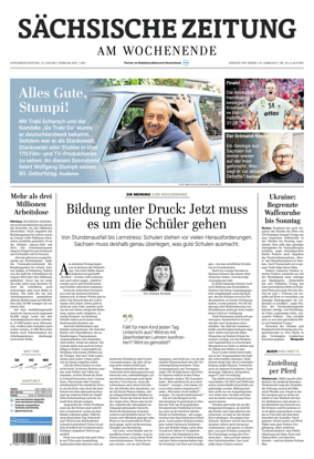 Cover of Sachsische Zeitung (Gorlitz & Niesky)