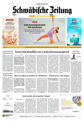 Cover of Schwabische Zeitung (Alb-Donau)