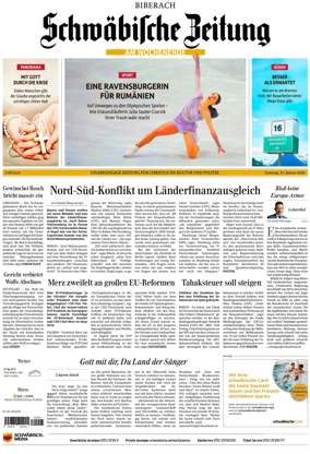 Cover of Schwabische Zeitung (Biberach)
