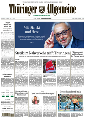 Cover of Thuringer Allgemeine (Sondershausen)