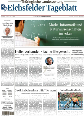 Cover of Thuringische Landeszeitung (Eichsfeld)