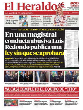 Cover of Diario El Heraldo