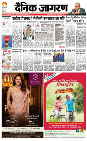 Cover of Dainik Jagran - Haridwar