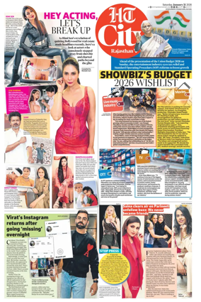 Cover of Hindustan Times (Jaipur) - City