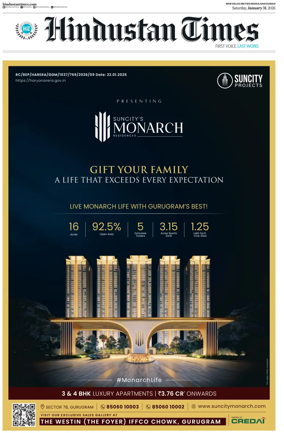 Cover of Hindustan Times ST (Noida)