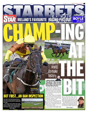 Cover of Irish Daily Star - Starbets
