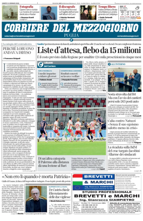 Cover of Corriere del Mezzogiorno (Puglia)