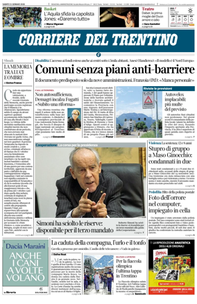 Cover of Corriere del Trentino