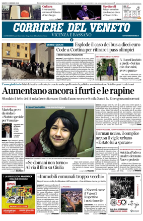 Cover of Corriere del Veneto (Vicenza e Bassano)