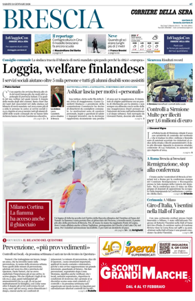 Cover of Corriere della Sera (Brescia)