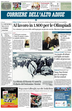 Cover of Corriere dell'Alto Adige