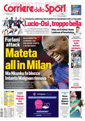 Cover of Corriere dello Sport