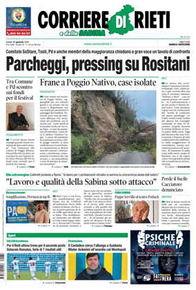Cover of Corriere di Rieti