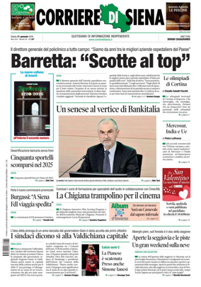Cover of Corriere di Siena