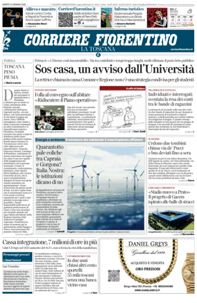 Cover of Corriere Fiorentino