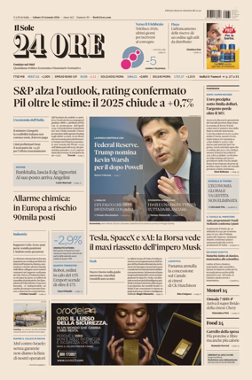 Cover of Il Sole 24 Ore